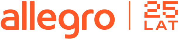 Miniatura Allegro - jaki ma wpływ na sprzedaż? AdsUP Logo Allegro 25 lat